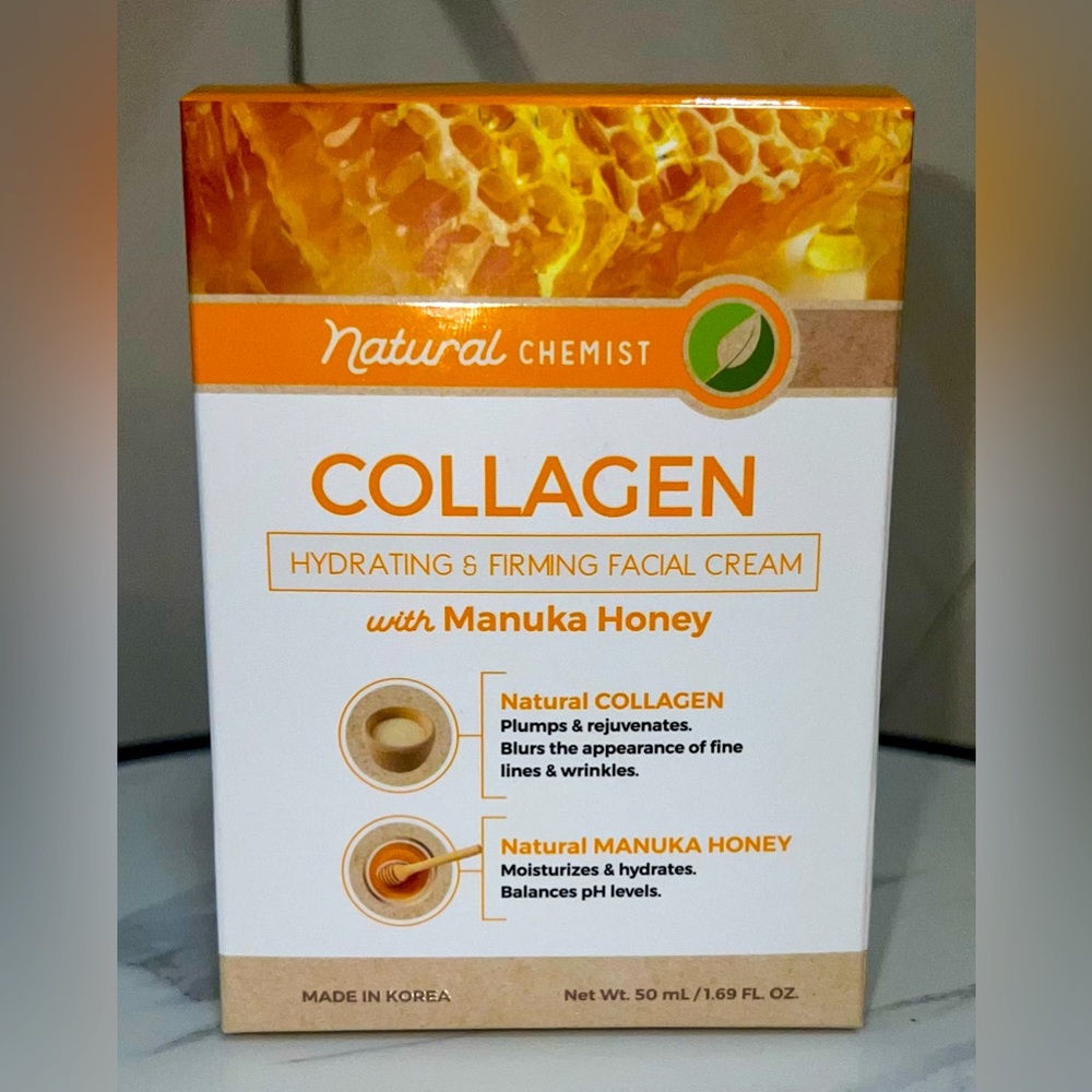 Natural Chemist Collagen Hydrating & Firming Facial Cream with Manuka Honey